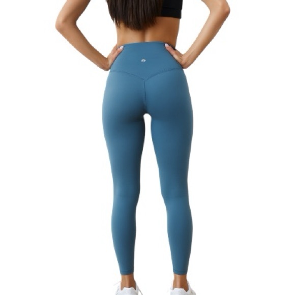 Athleta Pants - Athleta Women’s High-Waisted 7/8 Leggings | Teal Blue | XS